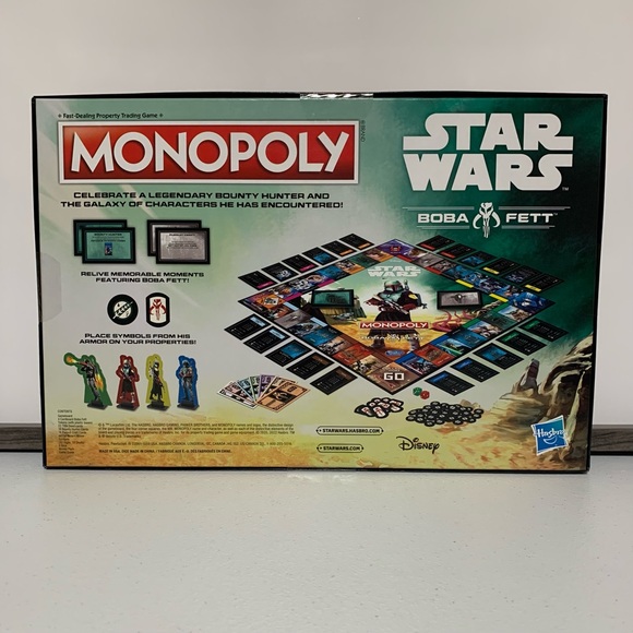 Monopoly®: Star Wars Boba Fett Edition Board Game-New - Picture 2 of 8